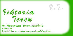 viktoria terem business card