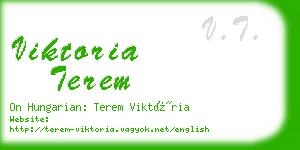 viktoria terem business card